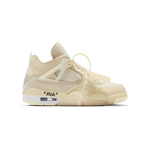 Off-White X Nike Air Jordan 4 Sail Cream