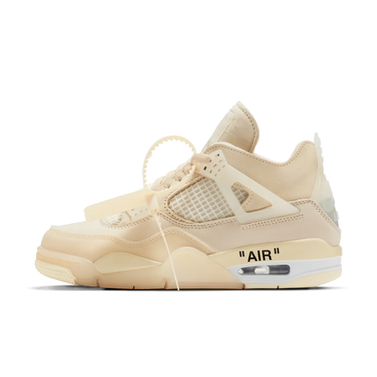 Off-White X Nike Air Jordan 4 Sail Cream