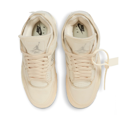 Off-White X Nike Air Jordan 4 Sail Cream