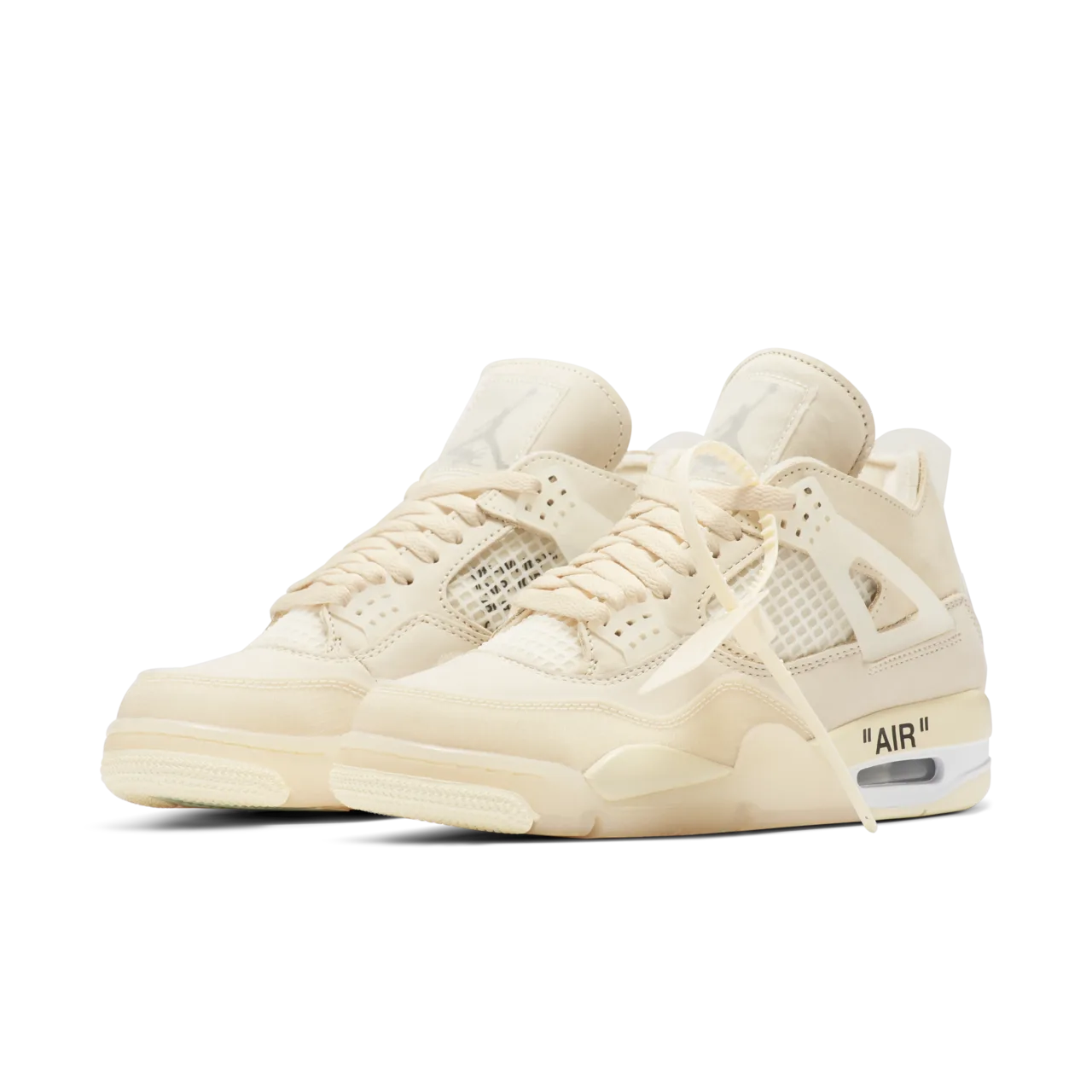 Off-White X Nike Air Jordan 4 Sail Cream