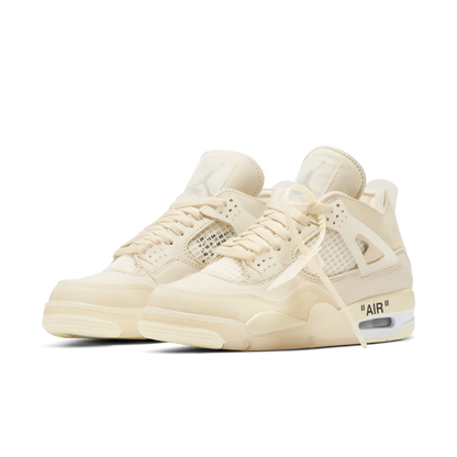 Off-White X Nike Air Jordan 4 Sail Cream